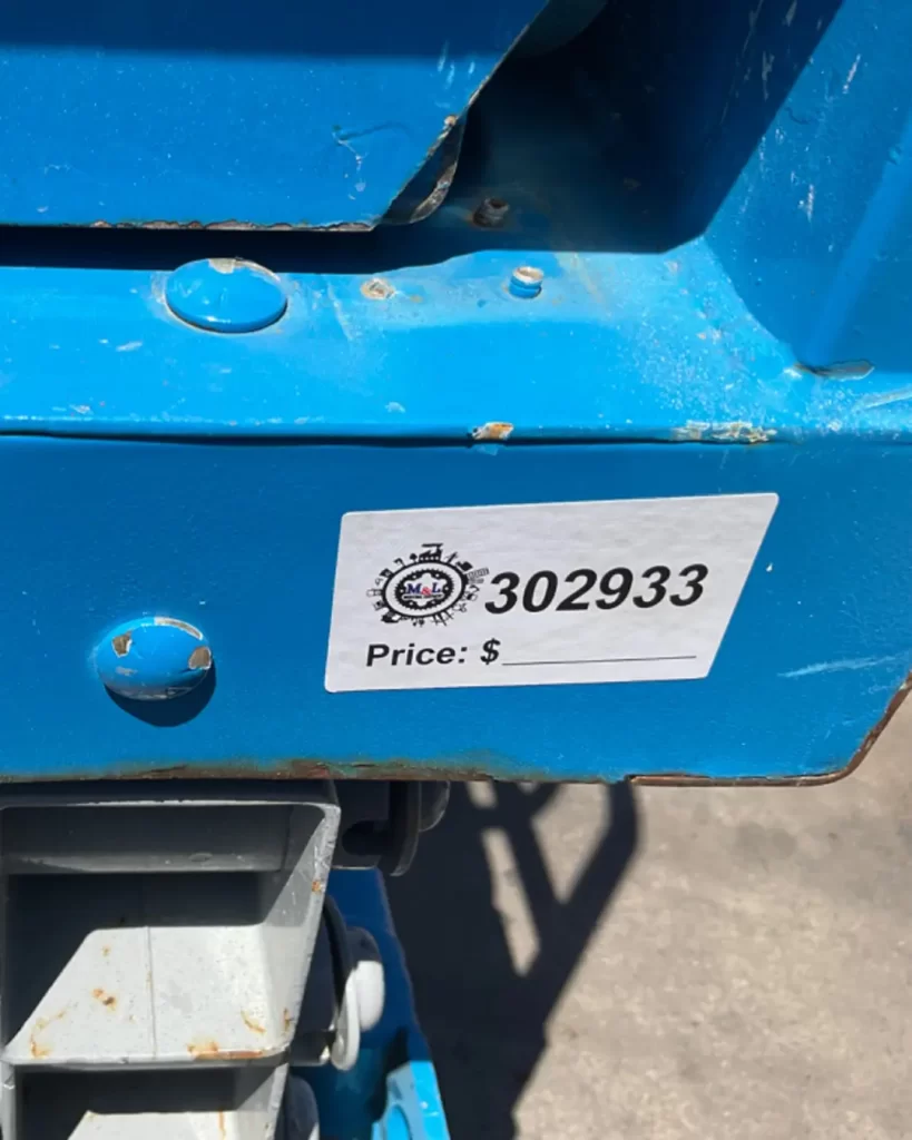 BLUE SCISSOR LIFT, GENIE _ GS-1930(1)