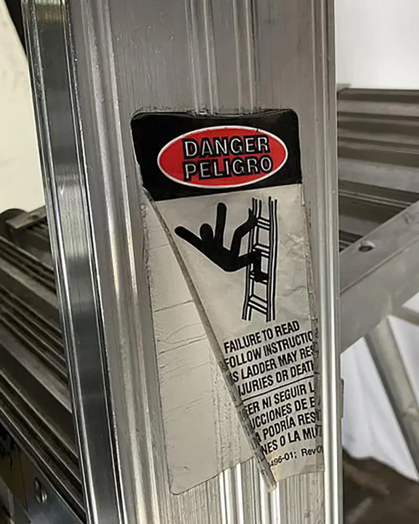 large-used-werner-6-step-aluminium-ladder-7